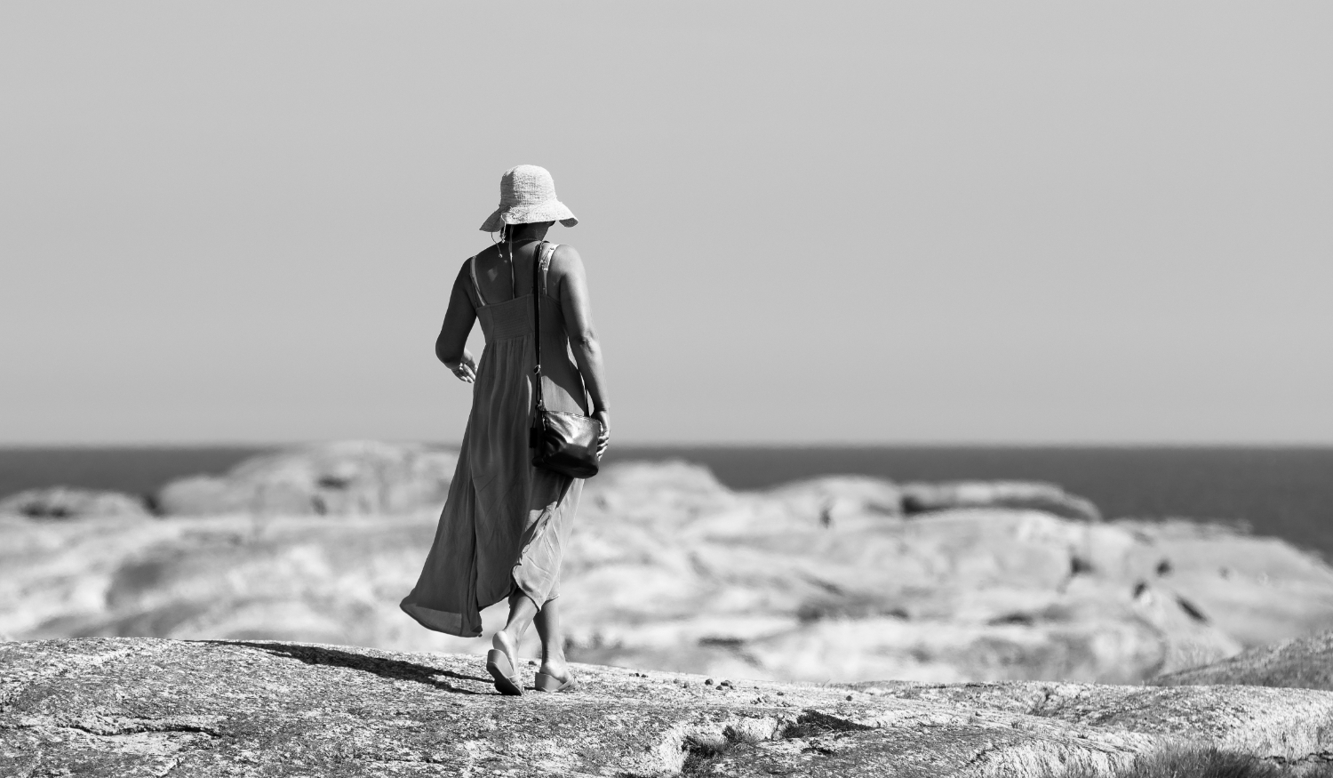 Woman by the sea